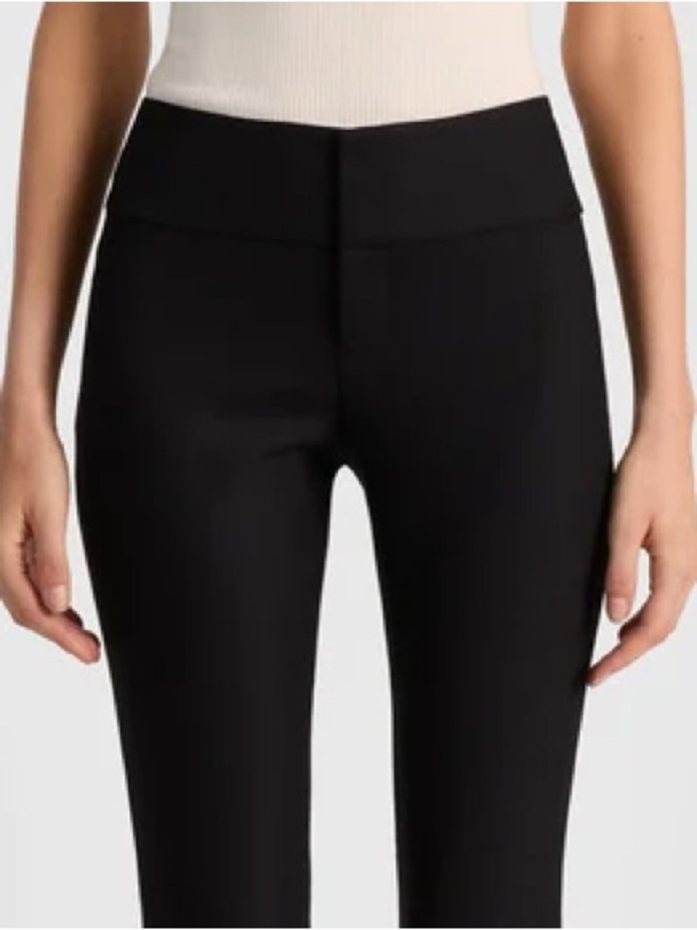 Alice + Olivia Bootcut Stretch Trousers in Black Size 8 - Picture 4 of 9